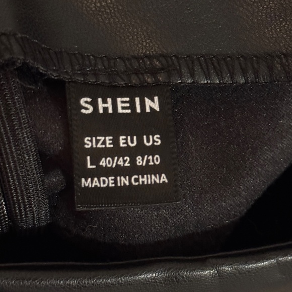 Faux Leather Mini Skirt - Picture 3 of 3